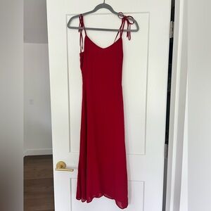 Reformation red dress size 2